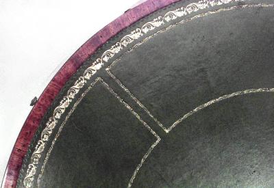 English George III Green Leather Center Table