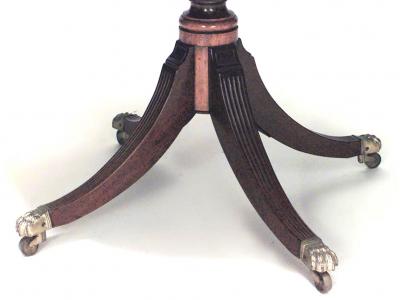 English George III Green Leather Center Table