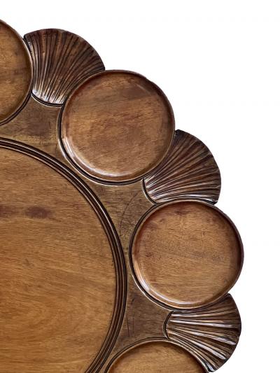 English George III Hand Carved Walnut Tripod Tilt Top Supper Tea Table