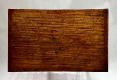 English George III Sabicu Gon alo Alves Work Table in the Manner of John Cobb