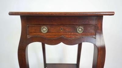 English George III Sabicu Gon alo Alves Work Table in the Manner of John Cobb