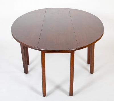 English George III Six Leg Mahogany Hunt Table
