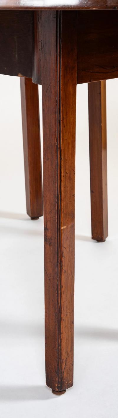 English George III Six Leg Mahogany Hunt Table