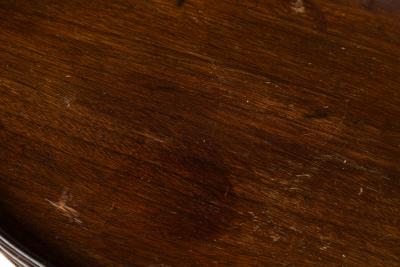 English George III Style Mahogany and Brass Banded 2 Handled Butlers Tray