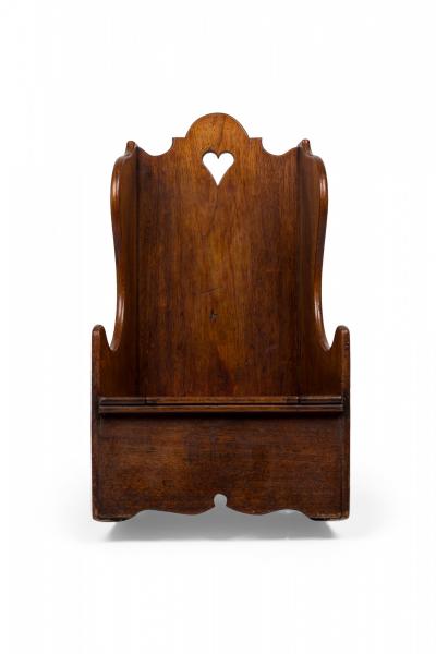 English George III Wood Child s Rocking Commode Chair