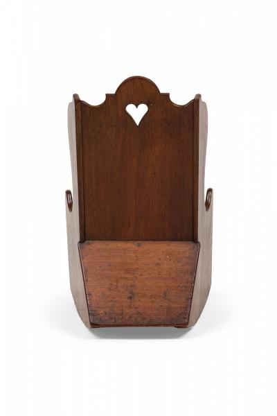 English George III Wood Child s Rocking Commode Chair