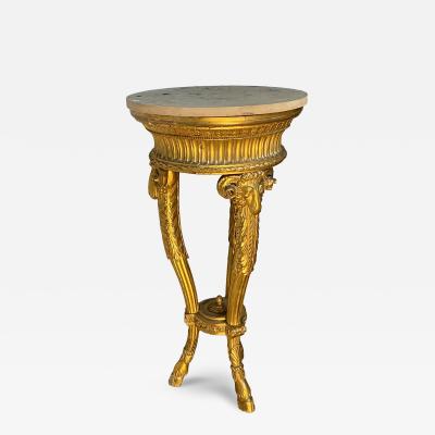 English Georgian Adams Period Giltwood Stand Circa 1785