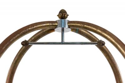 English Georgian Brass Luggage Bellhop Rack