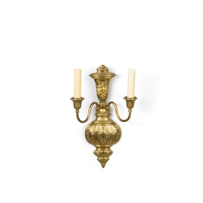 English Georgian Brass Vasiform Wall Sconce