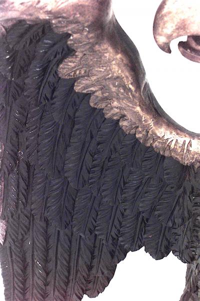 English Georgian Bronze Eagle Console Table