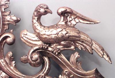 English Georgian Gilt Carved Wall Mirror