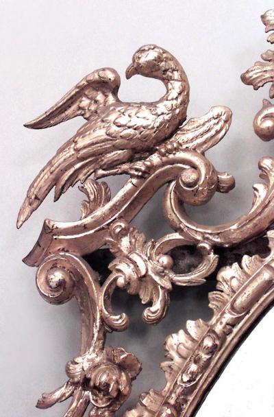 English Georgian Gilt Carved Wall Mirror