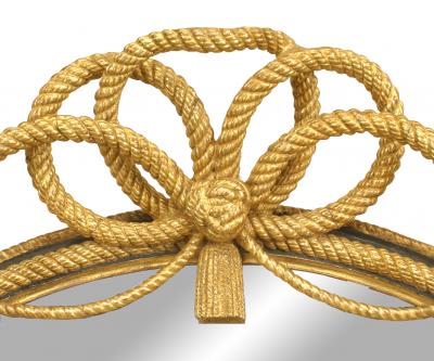 English Georgian Gilt Oval Wall Mirror