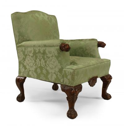 English Georgian Green 3 Piece Living Room Set