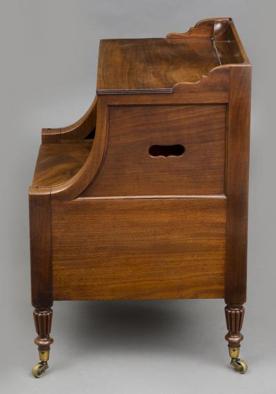 English Georgian Lancashire Commode