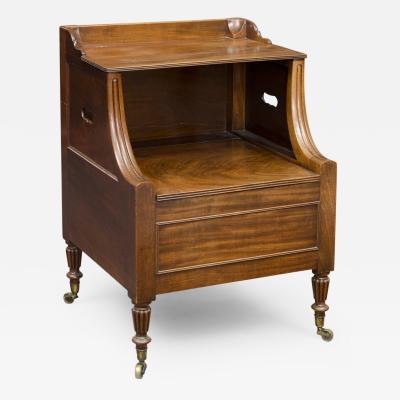 English Georgian Lancashire Commode