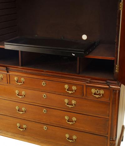 English Georgian Mahogany Cabinet
