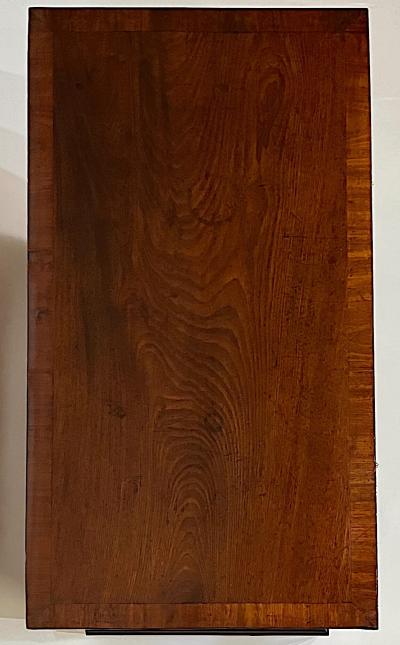 English Georgian Mahogany Caddy Top Bachelors Chest circa 1760