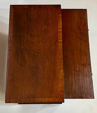 English Georgian Mahogany Caddy Top Bachelors Chest circa 1760