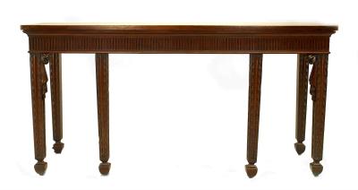 English Georgian Mahogany Console Table