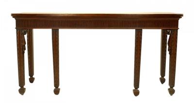 English Georgian Mahogany Console Table