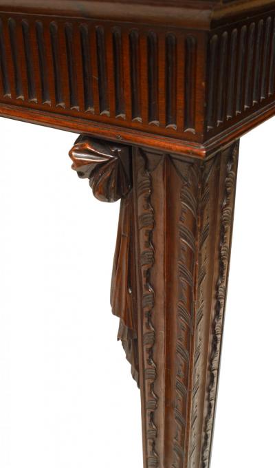 English Georgian Mahogany Console Table