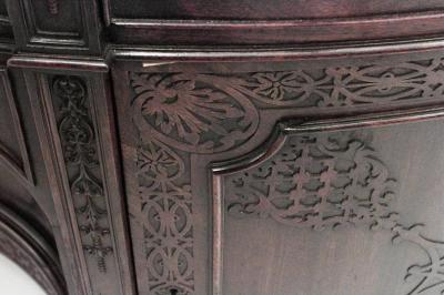 English Georgian Mahogany Partners Desk