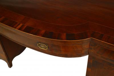 English Georgian Mahogany Satinwood Sideboard