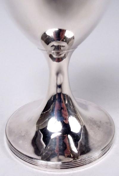 English Georgian Neoclassical Sterling Silver Goblet 1804