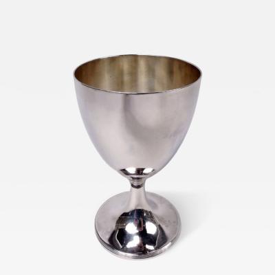 English Georgian Neoclassical Sterling Silver Goblet 1804