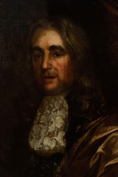 English Georgian Nobleman with Book Portrait