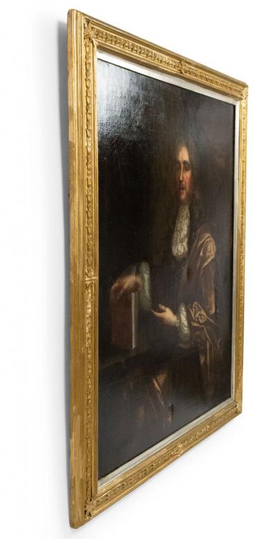 English Georgian Nobleman with Book Portrait