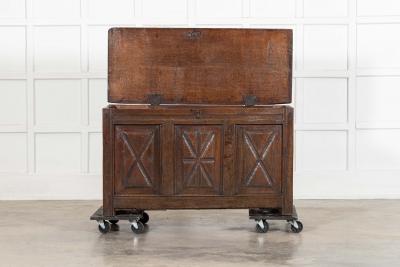 English Georgian Oak Coffer