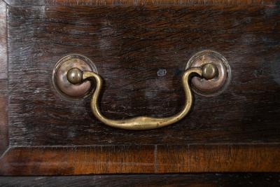 English Georgian Oak Dresser Base