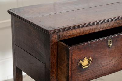 English Georgian Oak Dresser Base