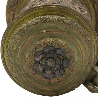 English Georgian Silver Plate Gilt Tankard