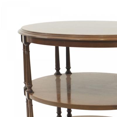 English Georgian Style 3 Tiered End Table