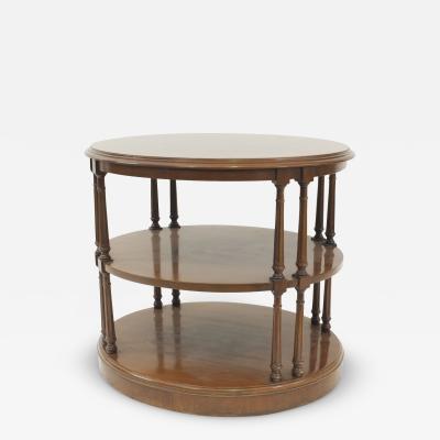 English Georgian Style 3 Tiered End Table