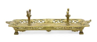 English Georgian Style Bronze Pen Tray