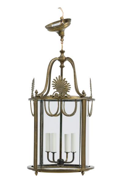 English Georgian Style Cylindrical Lantern