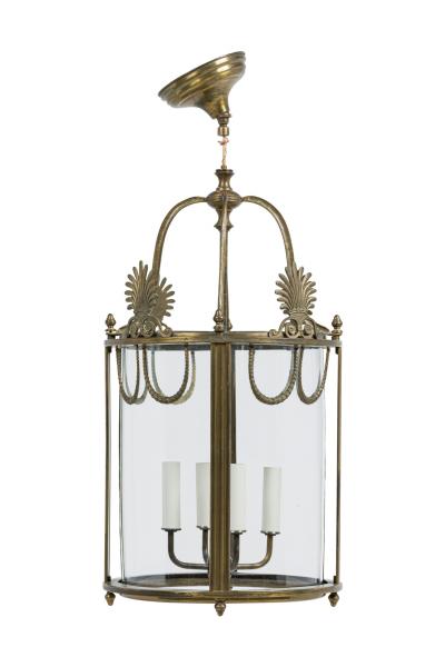 English Georgian Style Cylindrical Lantern