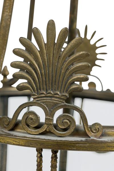 English Georgian Style Cylindrical Lantern
