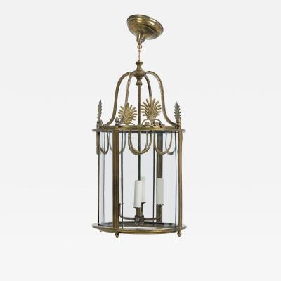 English Georgian Style Cylindrical Lantern
