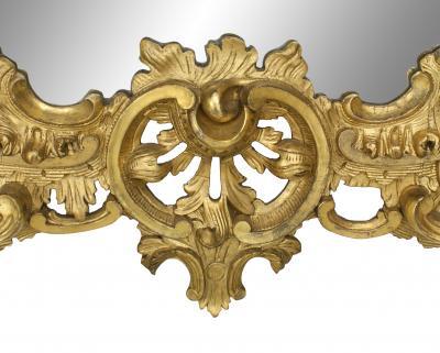 English Georgian Style Gilt Carved Eagle Wall Mirror