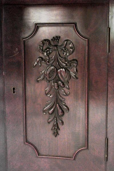 English Georgian Style Mahogany Partners Desk