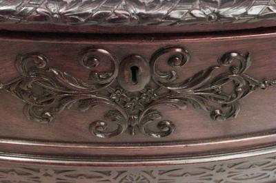 English Georgian Style Mahogany Partners Desk