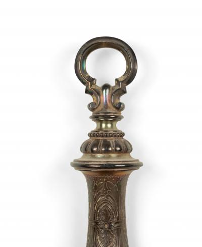 English Georgian Style Silver Plate Wall Sconce