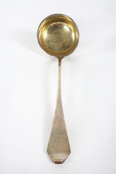 English Georgian Style Silver Plated Copper 15 Piece Punch Bowl Service