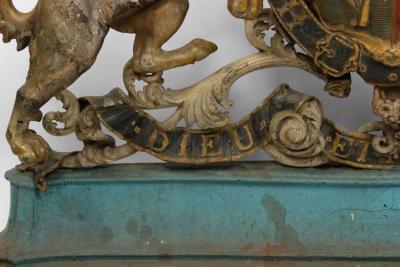 English Georgian Unicorn and Lion Coat of Arms