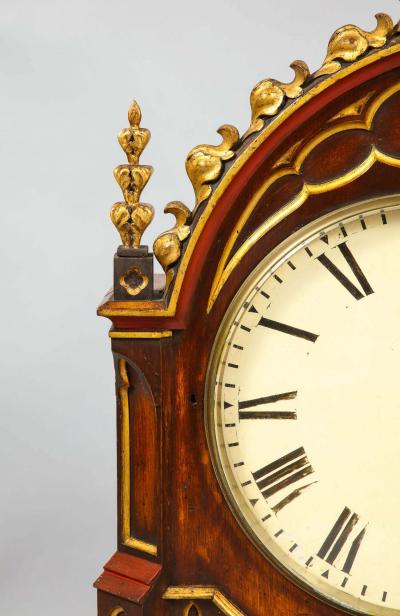 English Gothic Fusee Clock